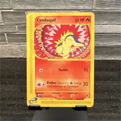Pokemon TCG Cyndaquil Expedition Base Set 105/165 50 HP Common Regular - Image 1
