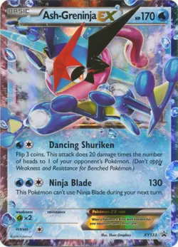 Ash-Greninja-EX - XY133 - Ash-Greninja-EX LP, English Pokemon Promos - Image 1