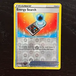 Energy Search 128/159 Pokemon Crown Zenith Sword & Shield Reverse Holo Common NM - Image 1