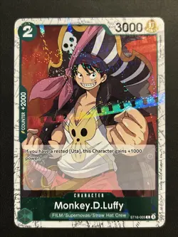 Monkey.D.Luffy ST16-005 Pirate Foil The Best Vol 2 One Piece PRB-02 Near Mint NM - Image 1