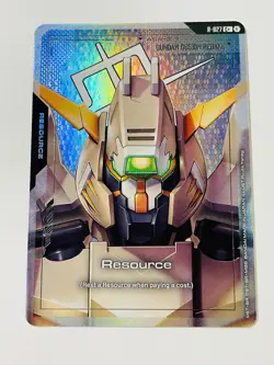 Gundam Gusion Rebake Foil Resource R-027 C+ Alt Art GD03 Steel Requiem Card Game - Image 3