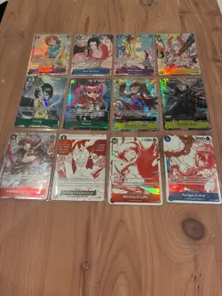 One piece TCG Promo lot Rare cards illustration box - Image 1