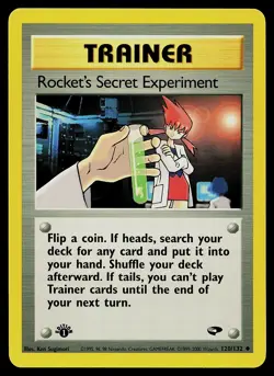 Pokemon Card - Rocket's Secret Experiment Gym Challenge 120/132 1st Edition - Image 1