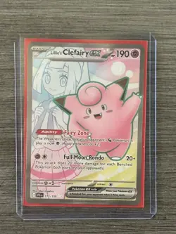 Lillie's Clefairy ex 173/159 Journey Together Ultra Rare Pokemon Card - Image 1