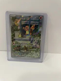 Pokemon Charmander SVP EN 044 Scarlet & Violet Promo Full Art Holo English Card - Image 1
