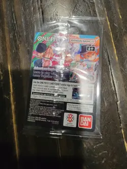 One Piece Monkey D. Luffy US Voyage College Basketball Promo Card Gonzaga SEALED - Image 2