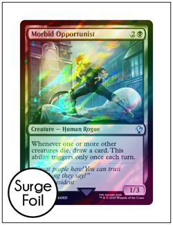 1x Morbid Opportunist, Surge Foil, Final Fantasy, Magic MTG NM - Image 1