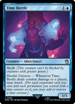 MTG - Time Beetle - Doctor Who - Magic the Gathering - Image 1