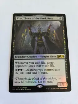 Vito, Thorn of the Dusk Rose Core Set 2021 Foil Promo NM FREE SHIPPING - Image 1