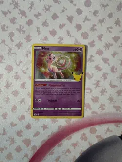 Mew Holo 11/25 Celebrations Pokemon TCG Single Card ENGLISH NM - Image 1