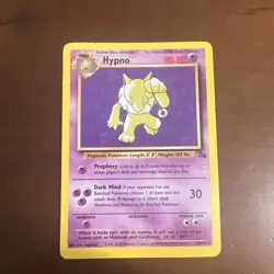 Hypno 23/62 Fossil Set - Non-Holo Rare Pokemon TCG WOTC 151 😵‍💫 - Image 1