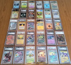 HUGE Lot 30 Graded Pokemon Cards CGC PSA AGS GMA DSG BCCG DEGREE Modern /Vintage - Image 1