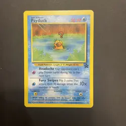 Psyduck #20 Pokemon TCG WOTC Blackstar Promo NM! 💦❓ - Image 1