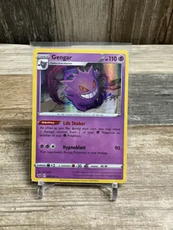 Gengar 085/202 Holo - SWSH Base Set Pokemon Card - NM - Image 1