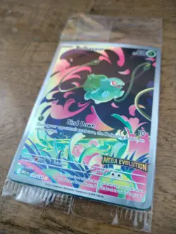 SEALED - Bulbasaur 133/132 Illustration Rare - Pokemon TCG Mega Evolution NM - Image 1