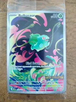 SEALED - Bulbasaur 133/132 Illustration Rare - Pokemon TCG Mega Evolution NM - Image 2