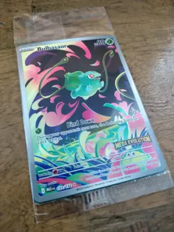 SEALED - Bulbasaur 133/132 Illustration Rare - Pokemon TCG Mega Evolution NM - Image 3