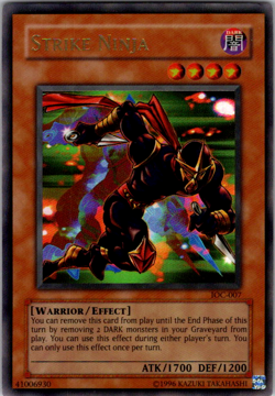 Yu-Gi-Oh -Strike Ninja IOC-007 Ultra Rare Unlimited Near Mint Very Nice - Image 1