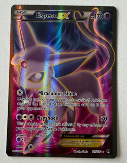 Espeon EX 117/122 XY Breakpoint 2016 Full Art Holo Rare Pokemon Card TCG - Image 1