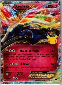 Xerneas EX 97/146 Celebrations: Classic Collection - Pokemon Card - NM - Image 1
