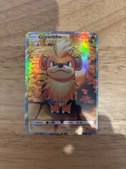 Pokemon TCG Pocket Growlithe Holo Art Card - Near Mint - Image 1