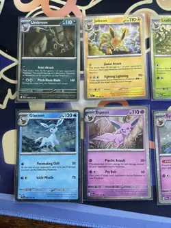 Pokemon TCG Prismatic Evolutions Costco Mini Tin Cosmos Promo Cards Set Of 8 - Image 2