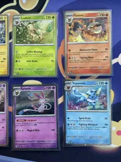 Pokemon TCG Prismatic Evolutions Costco Mini Tin Cosmos Promo Cards Set Of 8 - Image 3