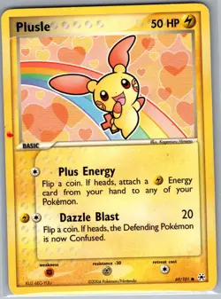 Plusle 69/101 Non Holo Hidden Legends - Pokemon Card - NM - Image 1