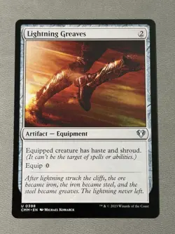 Lightning Greaves MTG - Commander Masters Regular NM - Image 1