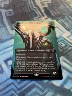 MTG Textured Foil Mikaeus, the Unhallowed NM Unplayed Commander Masters - Image 4