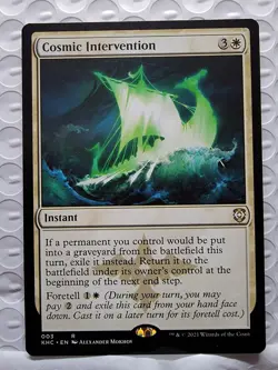 Cosmic Intervention - Commander: Kaldheim - KHC MTG - Magic - NM - 003 - Image 1