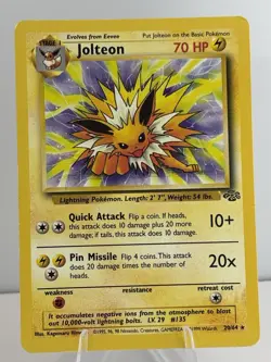 Jolteon 20/64 Jungle Regular Pokemon MP/LP - Image 1