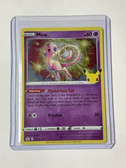 Mew 11/25 - Celebrations 25th Anniversary - NM Holo Rare - Pokemon TCG - Image 1