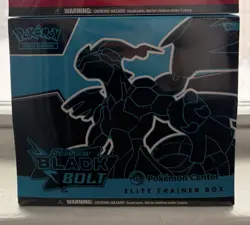 Pokemon Scarlet & Violet Black Bolt Pokemon Center Elite Trainer Box - Sealed - Image 1