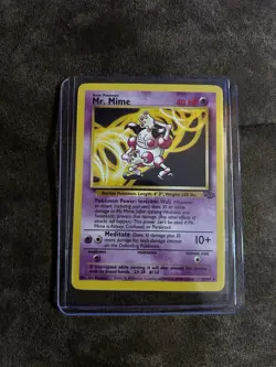 Mr. Mime 22/64 Jungle Set LP | Rare Pokemon Card | WOTC Vintage 1999 - Image 1