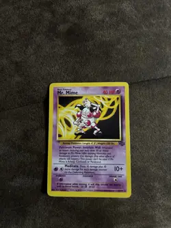 Mr. Mime 22/64 Jungle Set LP | Rare Pokemon Card | WOTC Vintage 1999 - Image 2