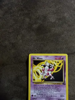 Mr. Mime 22/64 Jungle Set LP | Rare Pokemon Card | WOTC Vintage 1999 - Image 3