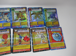 Digimon Cards 1999 Huge Lot of 105 Cards including 9 Holos CCG TCG Collectible - Image 4