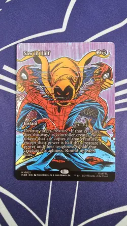 Saw in Half (Borderless) Marvel Universe Eternal-Legal Regular - Image 1