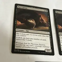 Magic The Gathering - Rat Colony NM+ Dominaria - Russian - 3x Copies - Image 2