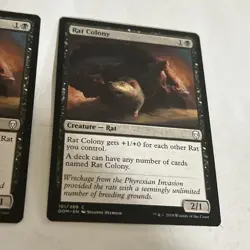 Magic The Gathering - Rat Colony NM+ Dominaria - Russian - 3x Copies - Image 3