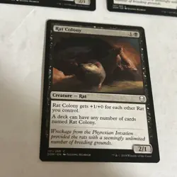 Magic The Gathering - Rat Colony NM+ Dominaria - Russian - 3x Copies - Image 4