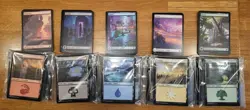 540 Magic MTG Unplayed Basic Land Lot - 100 Regular & 8 Full Art of each color - Image 1