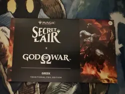 God of War: Greek Traditional Foil | Sealed | Magic The Gathering | Secret Lair - Image 1