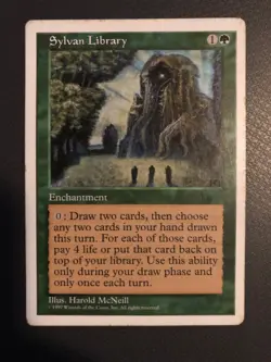 Sylvan Library MTG Core Set 5th Edition Regular - Image 1