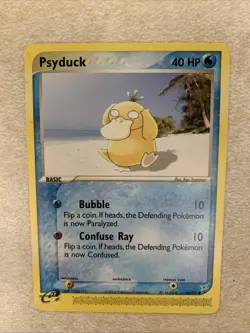 Pokemon TCG Psyduck 44/95 Team Magma vs Team Aqua Regular 2004 - Image 1