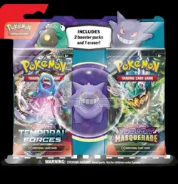 Pokemon TCG - 2024 Back to School Gengar Eraser Blister Pack New/Factory Sealed - Image 1