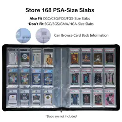 12 Pocket PSA Slab Binder, Holds 168 PSA Slabs, Graded Card Binder for PSA, C... - Image 2