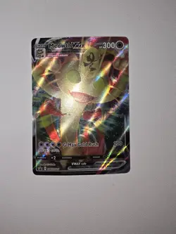 Meowth VMAX SWSH005 Sword & Shield Black Star Promo Pokemon Trading Card Game - Image 1
