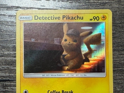 POKEMON CARD HOLO DETECTIVE PIKACHU SM190 PROMO 2019 LP - Image 2
